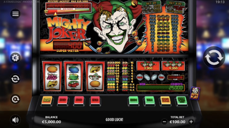mighty joker arcade slot