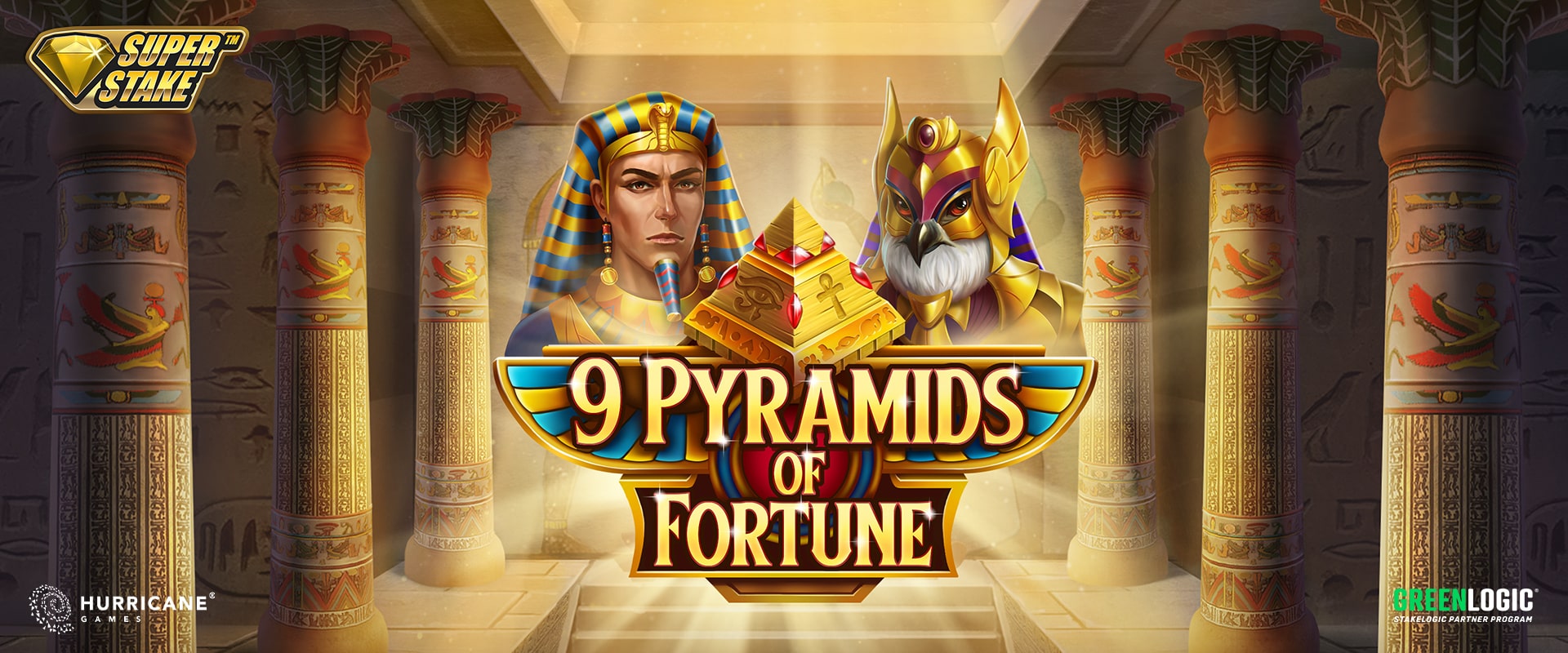 Hurricane Games Stakelogic Nine Pyramids of Fortune