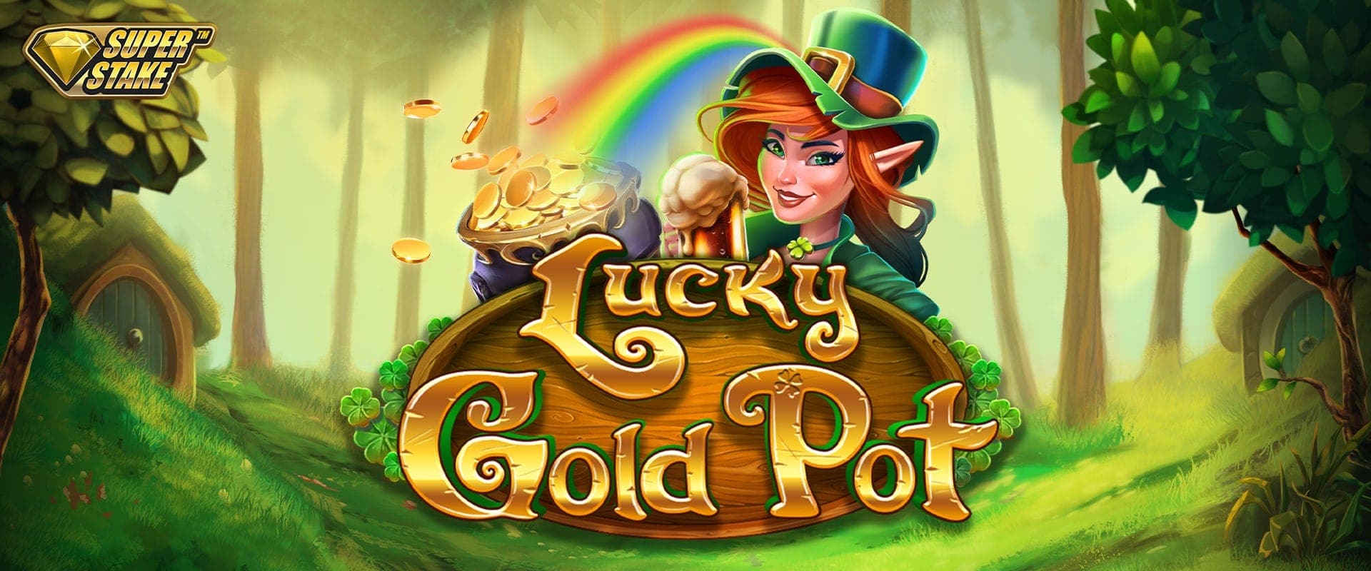 Find treasure at the end of rainbow in Lucky Gold Pot