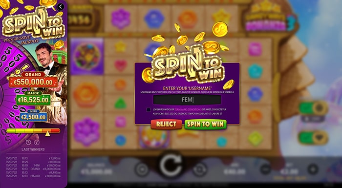 Spin to Win - Custom Username