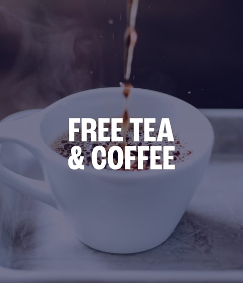 Stakelogic - Free Tea & coffee