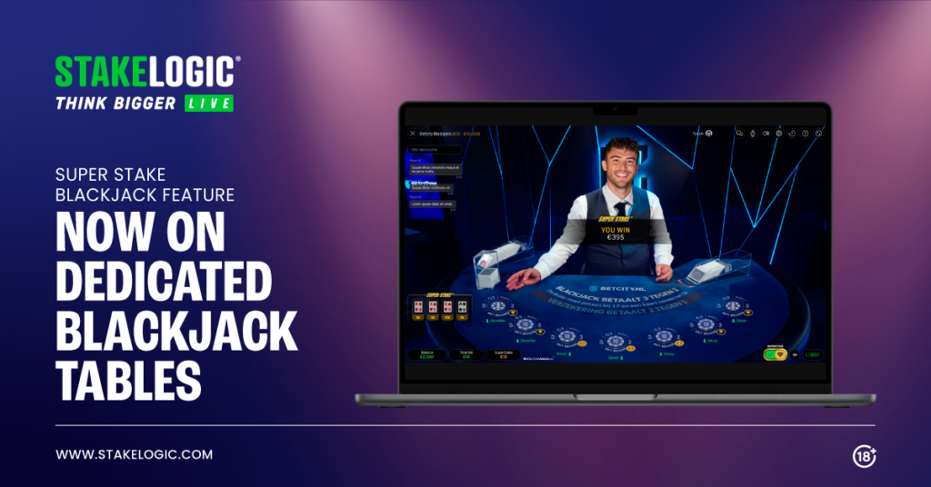 Super Stake Blackjack feature