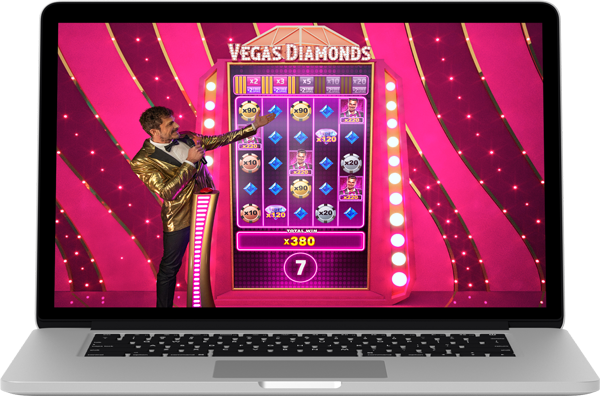 Vegas Diamonds Laptop