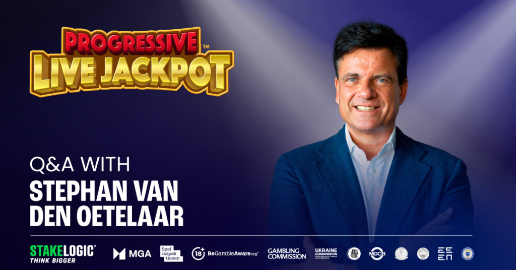 Progressive Live Jackpot Interview with Stakelogic CEO, Stephan Van Den Oetelaar
