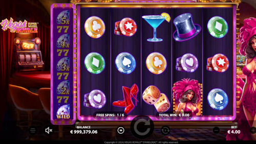 Vegas Royale Super Wheel - Sticky Wilds with Progressive Multipliers