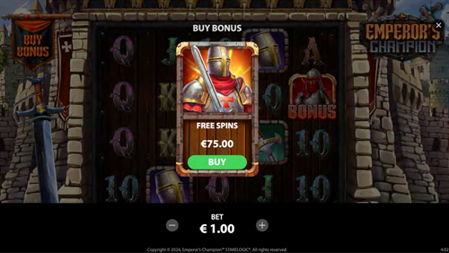 Emperor's Champion - Buy Bonus