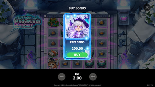 Snowflake Sorcery - Buy Bonus