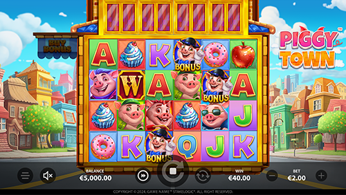 Piggy Town - Free Spins