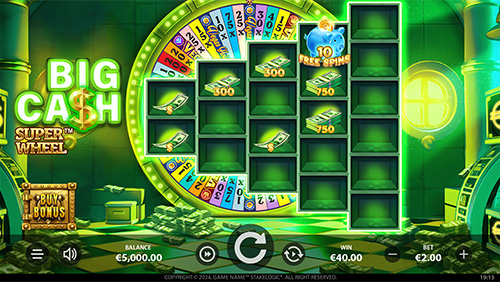 Big Cash Super Wheel - Free Spins