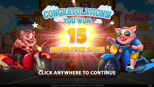 Piggy Town - Super Free Spins