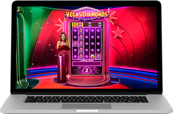 Vegas Diamonds - Laptop View