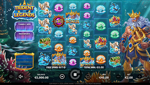 Trident of Legends - Free Spins