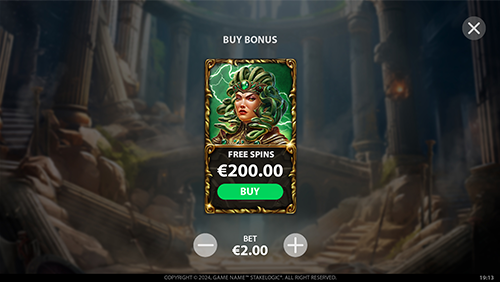 Stone Gaze of Medusa 2 - Bonus Buy