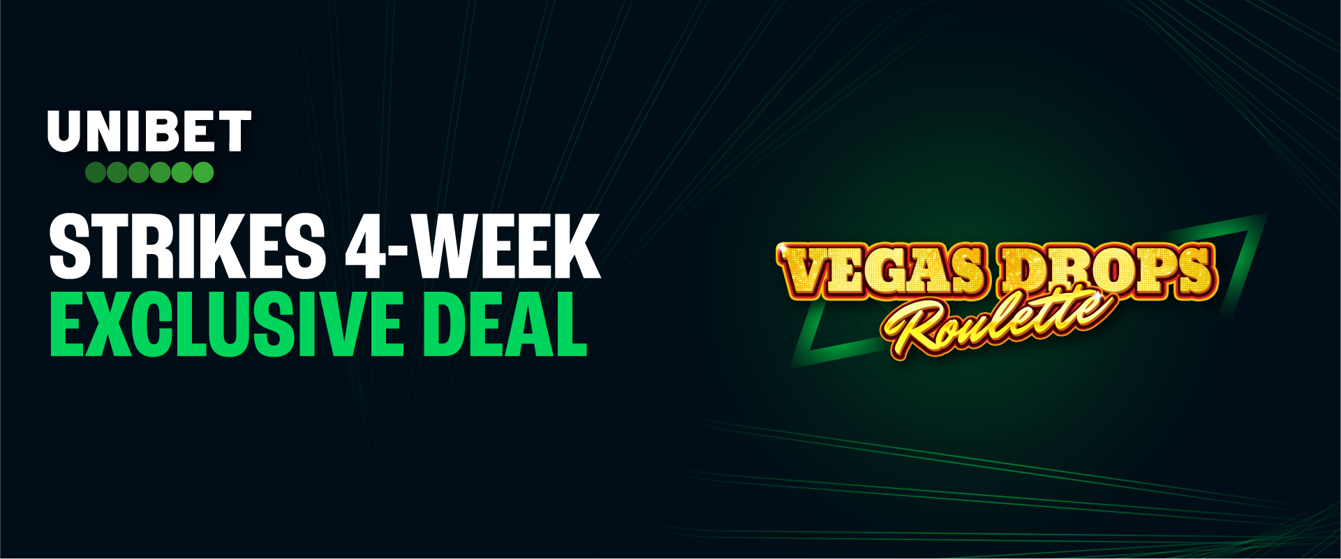 Stakelogic Live Unveils Vegas Drops Roulette – Exclusive to Unibet for 4 Weeks!