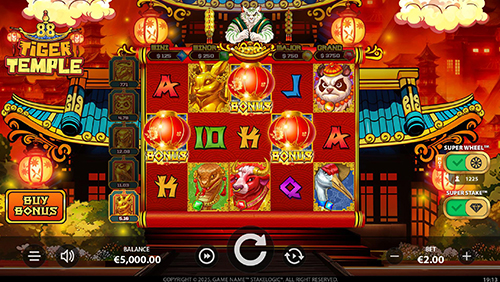 freespins Tiger Temple 88 - Free Spins