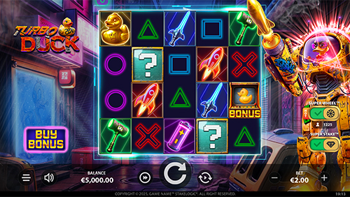 Turbo Duck - Mystery Wild Symbol