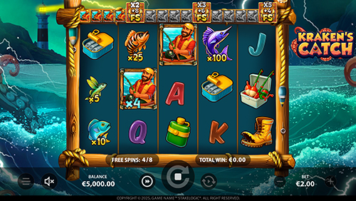 Kraken's Catch - Free Spins