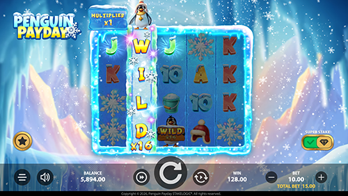Penguin Payday - Expanding Wild Multiplier