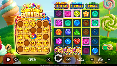 Candy Links Bonanza 3 - Free Spins