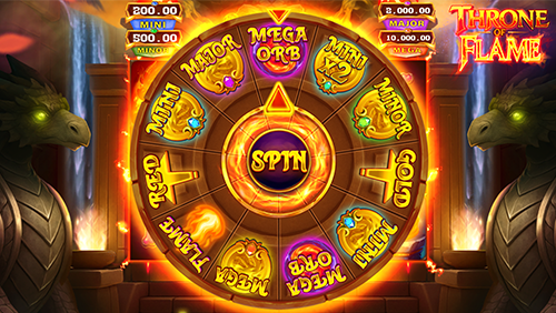 Throne of Flame - Wheel Spin Feature