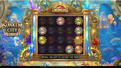 Sunken City Riches - Mystery Pick Bonus