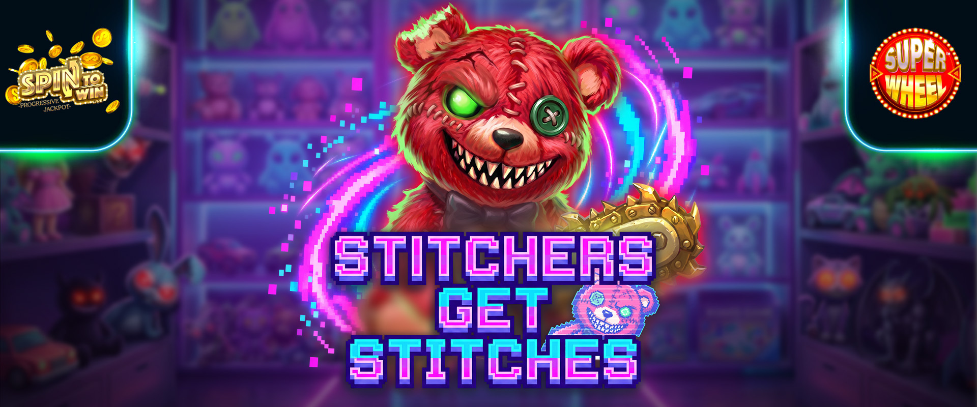 Stakelogic unveils twisted toy rebellion Stitchers Get Stitches